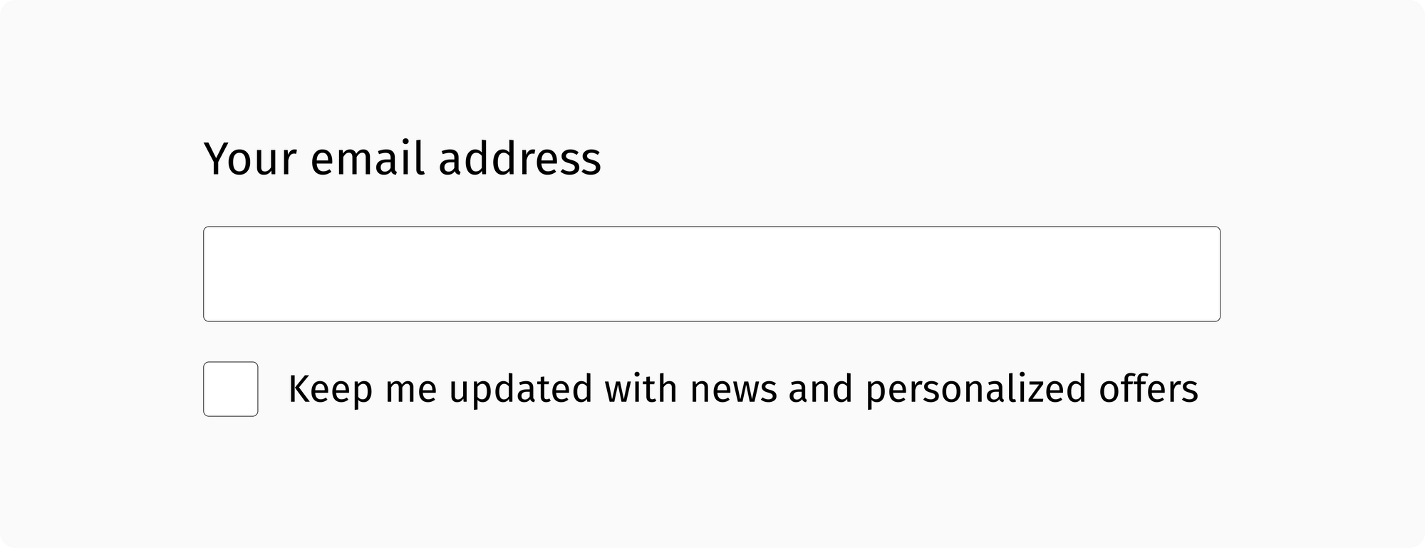 Customer email and consent can be captured as part of the checkout process.