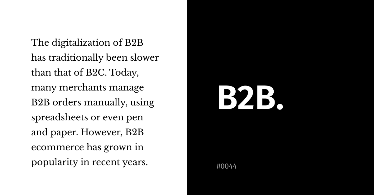 B2B.